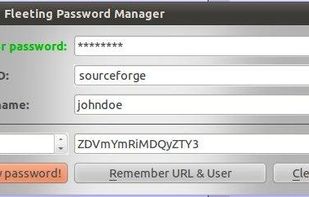 Fleeting Password Manager screenshot 1