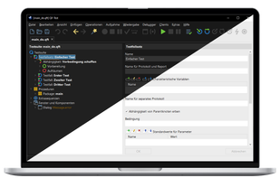 QF-Test features a fresh and modern design including dark mode.