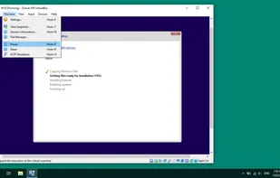 Instaling Windows 10 as Virtual Machine