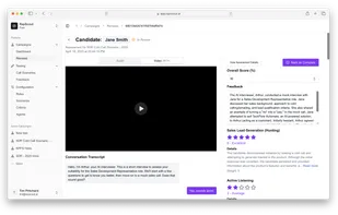 Smart company review dashboard with ATS integration