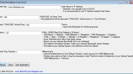 Fast DDoS Attack Cmd screenshot 1