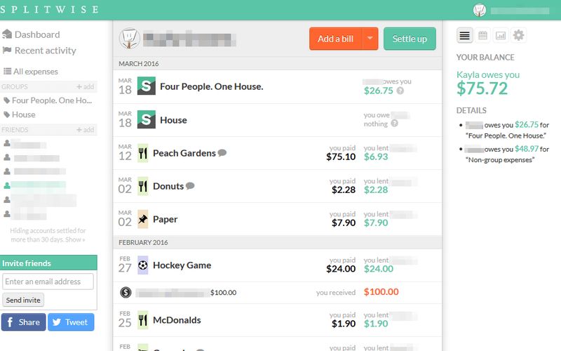Hate Reminding Friends to Pay You Back? Split the Bill with Splitwise