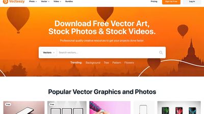 Vecteezy Home Page
