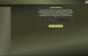 Easy Account Deletion