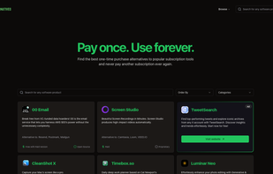 Pay Once Alternatives screenshot 1