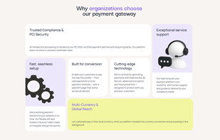 Why organizations choose our payment gateway