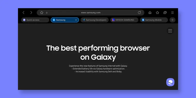 Samsung Internet browser now available on Microsoft Store for all Windows users
