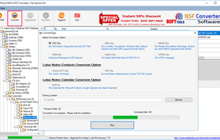 Lotus Notes to Outlook Converter screenshot 2