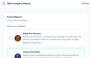 TapVoter screenshot 2