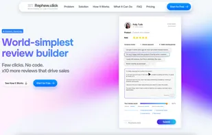 Rephew.Click – world-simplest review builder