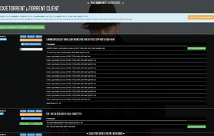 Integrated uTorrent/Bittorrent client