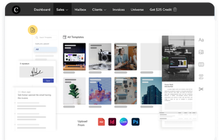 Send proposals & contracts to your leads or clients with ability to get them e-signed