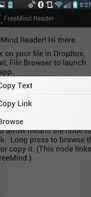 Freemind Reader screenshot 2