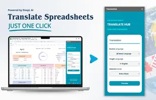 Powered by DeepL Al
Translate Spreadsheets
JUST ONE CLICK