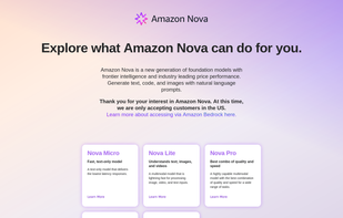 Amazon Nova screenshot 1
