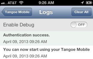 Tangoe Mobile screenshot 1