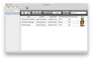 Symphytum screenshot 1
