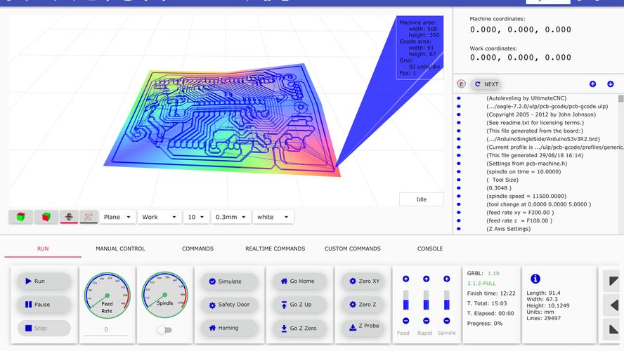 Ultimate cnc g code sender application for grbl based cnc machines