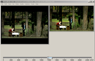 Main window with input and output window
