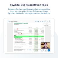 Use Convene's powerful live presentation tools to keep meetings productive and engaging.