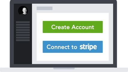 1. Create your account and connect to Stripe. With just a few clicks, create your account and upload your branding. Then connect to Stripe with a click and you're ready to go.