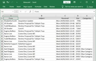 ReliefJet Quick Reports for Outlook screenshot 1