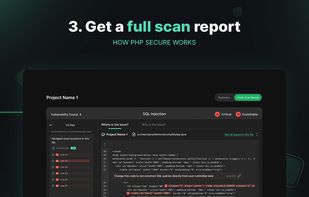 PHP Secure guarantees complete privacy and confidentiality of your code and vulnerability reports.