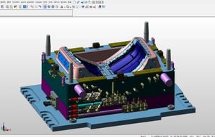 KeyCreator is the ideal choice for tooling design such as mold making. 