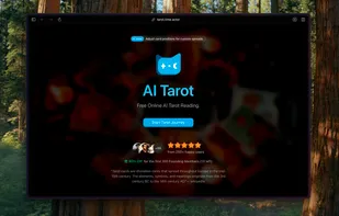 AI Tarot homepage