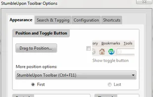 Toolbar Options