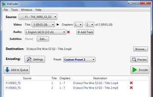 VidCoder screenshot 1