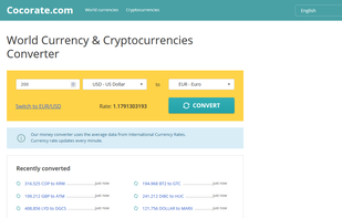 Cocorate.com screenshot 1