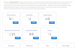 Emoticon Central screenshot 2