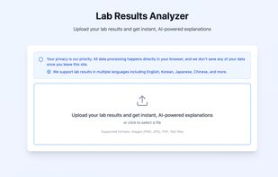 LabAnalyzer screenshot 1