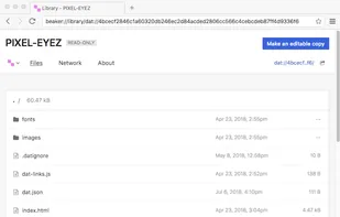 Beaker browser screenshot 1