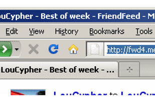 Display the result in location bar