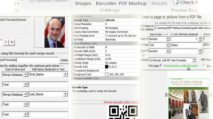 OnMerge Images+Barcodes screenshot 1