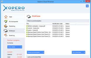 Xopero Cloud Personal screenshot 3