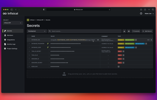 Infisical screenshot 1