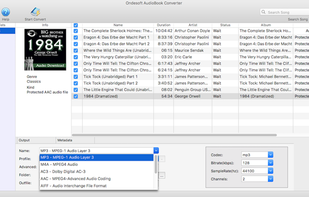 Ondesoft Audiobook Converter for Mac screenshot 1