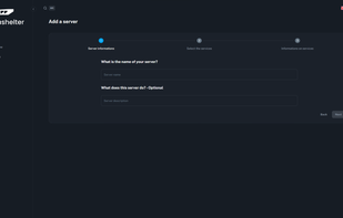 Datashelter screenshot 1