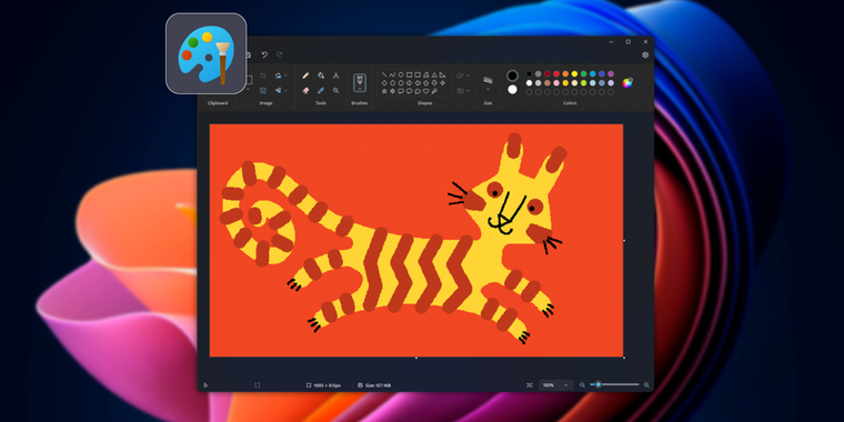 Microsoft Paint has joined the Dark Side: The iconic drawing app from Microsoft has finally introduced a Dark Mode image