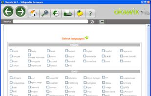 Language select for corpus download