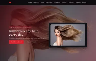 One of 10 free templates for your custom website. 