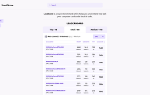 LocalScore screenshot 1