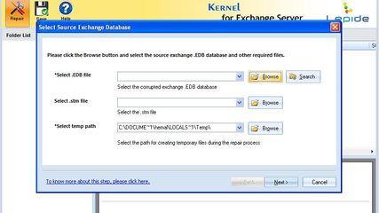 Kernel for Exchange Server Recovery screenshot 1