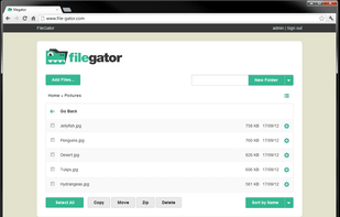 FileGator screenshot 1