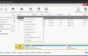 Right Click on a Disk
