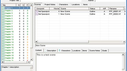 yWriter: Writing tool that uses