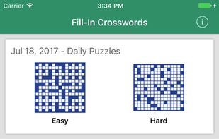 Fill-In Crosswords screenshot 2